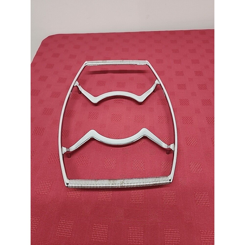 Vintage Corning Ware P-10-M-1 Chrome Casserole Cradle Trivet